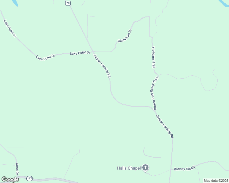 map of restaurants, bars, coffee shops, grocery stores, and more near 1377 Jordan Landing Road in Calico Rock
