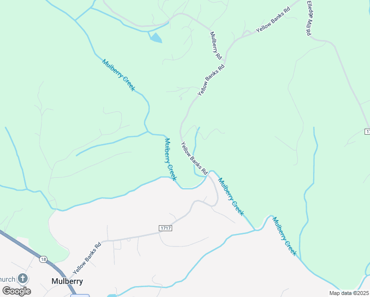 map of restaurants, bars, coffee shops, grocery stores, and more near State Road 1717 in North Wilkesboro