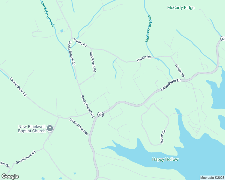 map of restaurants, bars, coffee shops, grocery stores, and more near 103 Eva Ln in Rutledge