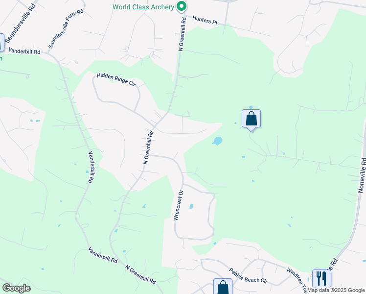 map of restaurants, bars, coffee shops, grocery stores, and more near 5012 Magnolia Estates Boulevard in Mt. Juliet