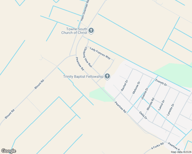 map of restaurants, bars, coffee shops, grocery stores, and more near 132 Climbing Vine Run in Elizabeth City