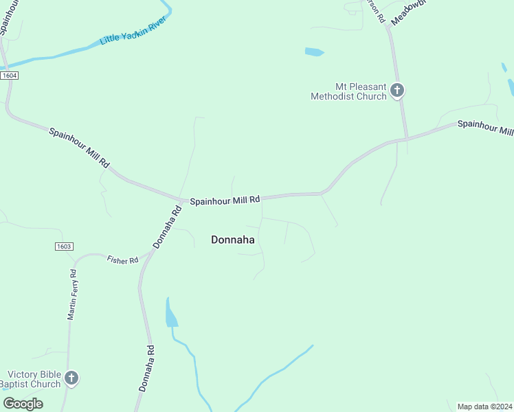 map of restaurants, bars, coffee shops, grocery stores, and more near 5350 Spainhour Mill Road in Tobaccoville