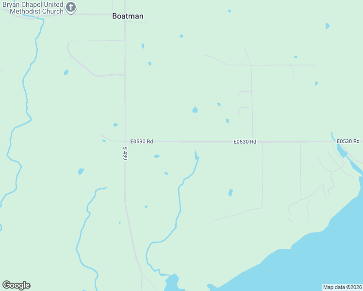 map of restaurants, bars, coffee shops, grocery stores, and more near 4286 E0530 Road in Pryor