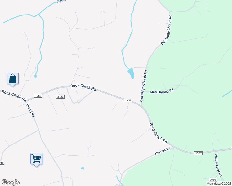 map of restaurants, bars, coffee shops, grocery stores, and more near 4307 Rock Creek Road in North Wilkesboro
