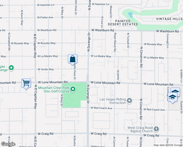 map of restaurants, bars, coffee shops, grocery stores, and more near 4835 Impressario Court in Las Vegas