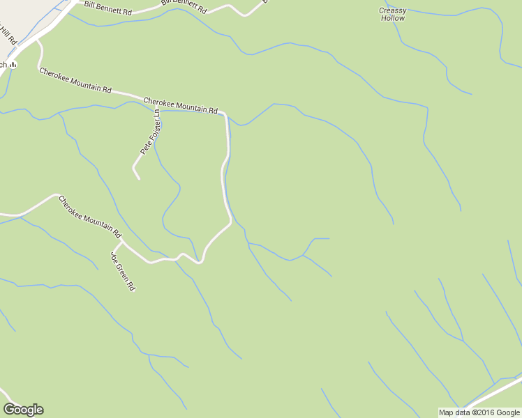 map of restaurants, bars, coffee shops, grocery stores, and more near 435 Cherokee Mountain Road in Jonesborough