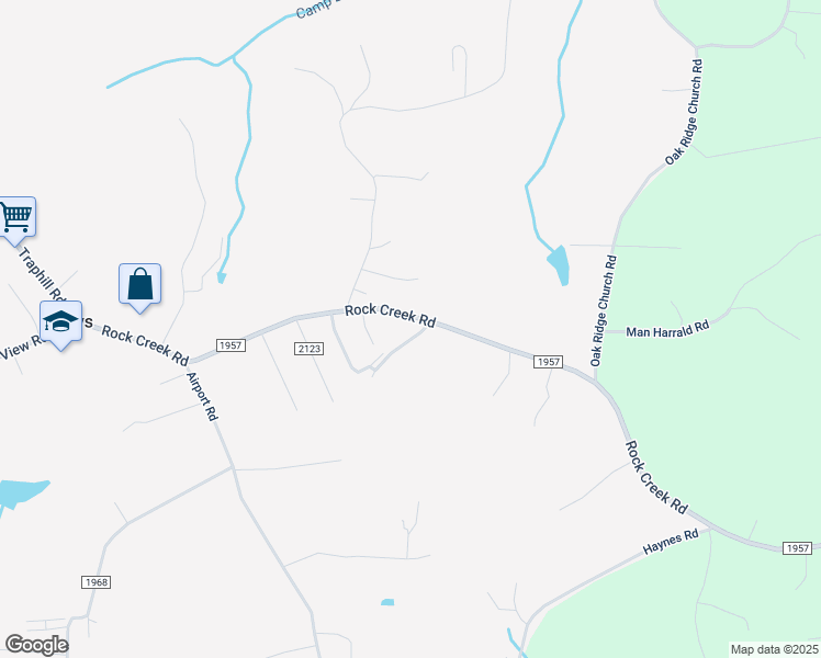 map of restaurants, bars, coffee shops, grocery stores, and more near 4511 Rock Creek Road in Hays