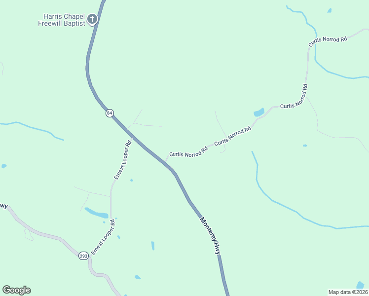 map of restaurants, bars, coffee shops, grocery stores, and more near 112 Curtis Norrod Road in Rickman