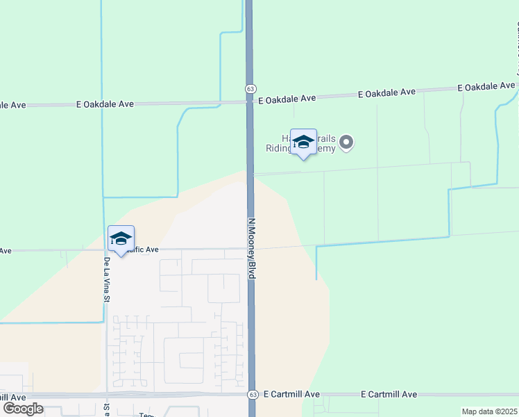 map of restaurants, bars, coffee shops, grocery stores, and more near 3901 North Mooney Boulevard in Tulare