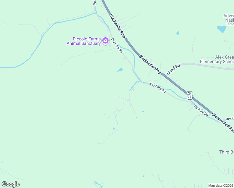 map of restaurants, bars, coffee shops, grocery stores, and more near 4148 Vester Road in Nashville