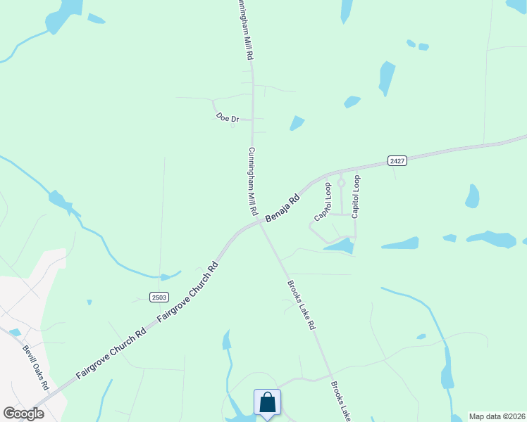 map of restaurants, bars, coffee shops, grocery stores, and more near 1735 Cunningham Mill Road in Reidsville
