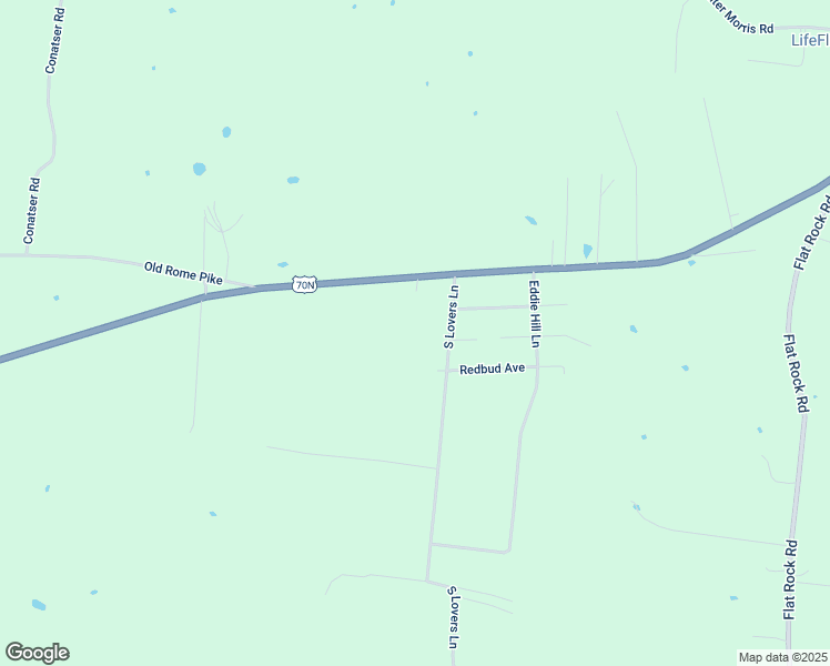 map of restaurants, bars, coffee shops, grocery stores, and more near 12 South Lovers Lane in Lebanon