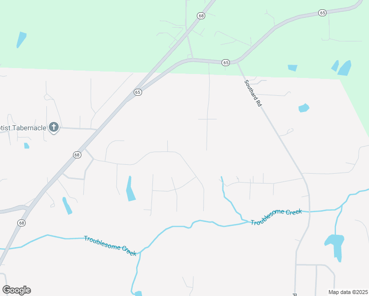map of restaurants, bars, coffee shops, grocery stores, and more near 7792 Springdale Meadow Drive in Stokesdale