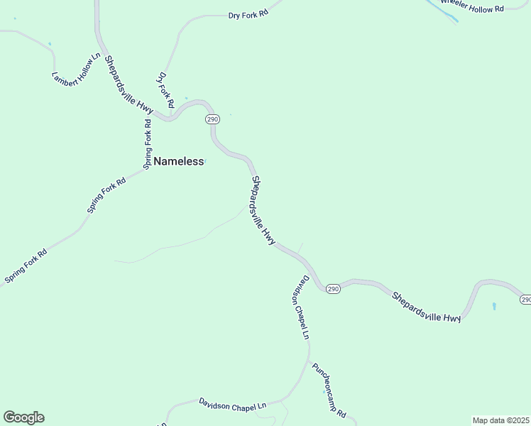 map of restaurants, bars, coffee shops, grocery stores, and more near 1815 Shepardsville Highway in Bloomington Springs