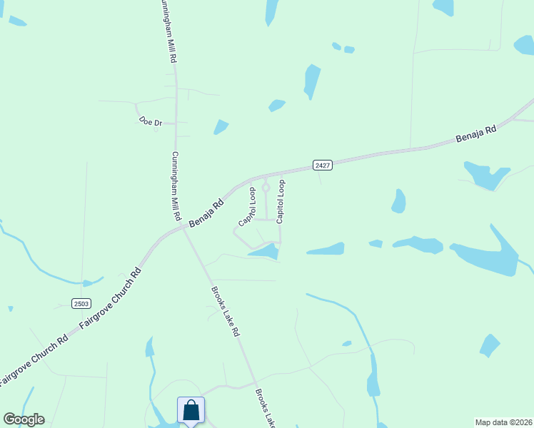map of restaurants, bars, coffee shops, grocery stores, and more near 205 Veto Drive in Reidsville