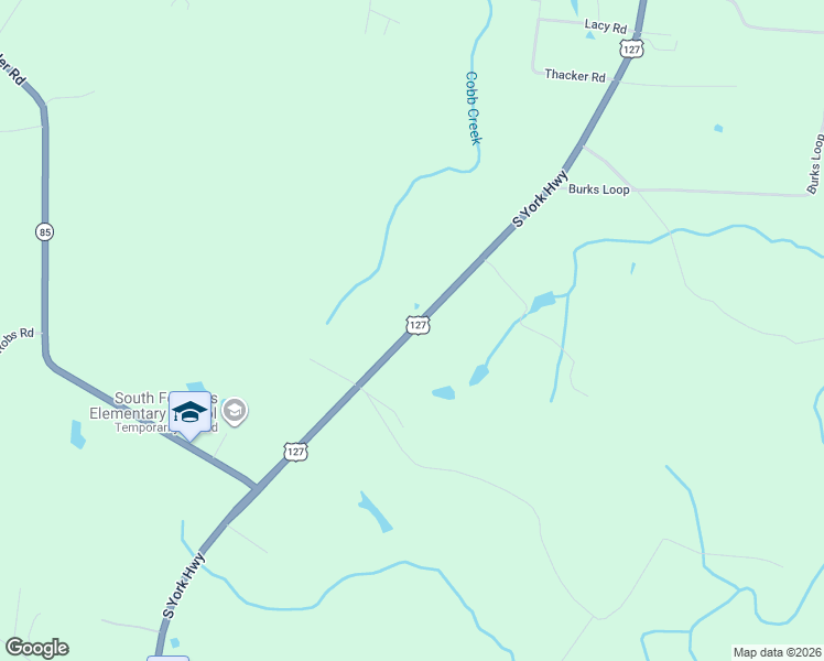 map of restaurants, bars, coffee shops, grocery stores, and more near 5560 South York Highway in Clarkrange