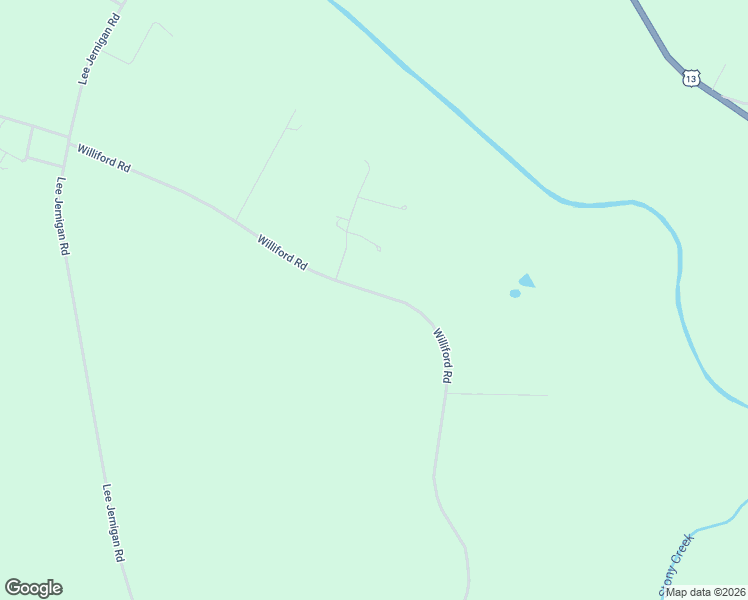 map of restaurants, bars, coffee shops, grocery stores, and more near 232 Williford Road in Ahoskie