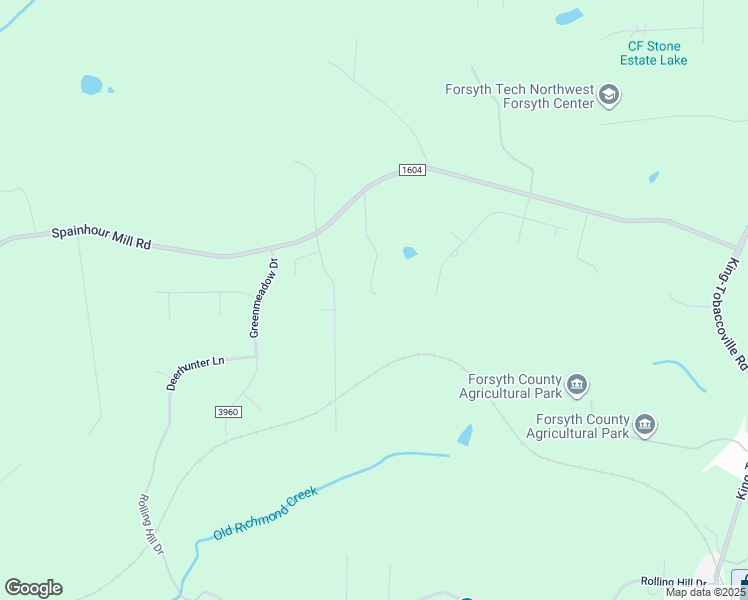 map of restaurants, bars, coffee shops, grocery stores, and more near 3592 Spainhour Mill Road in Tobaccoville