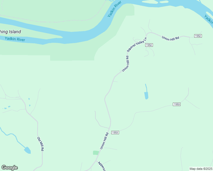 map of restaurants, bars, coffee shops, grocery stores, and more near 4443 Union Hill Road in East Bend