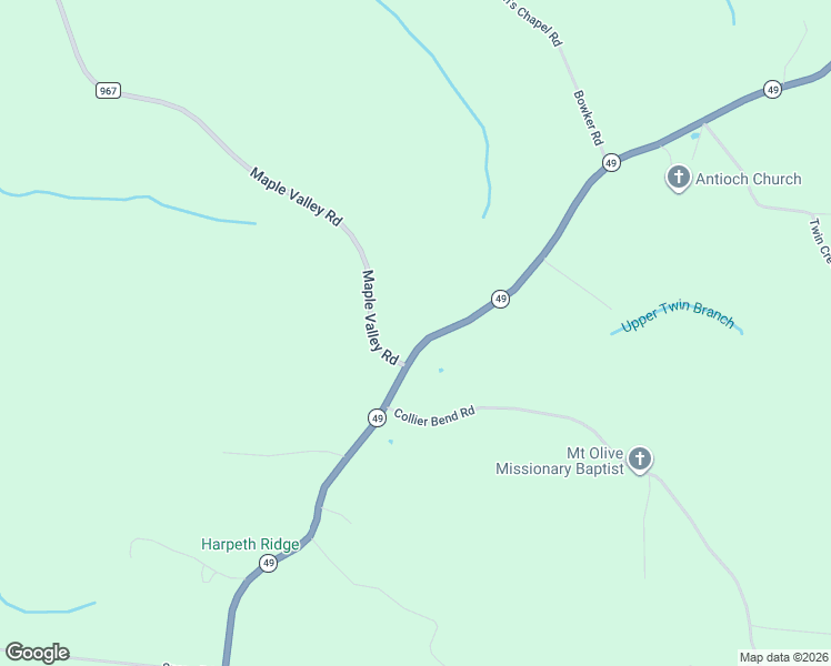 map of restaurants, bars, coffee shops, grocery stores, and more near 2815 Tennessee 49 in Charlotte