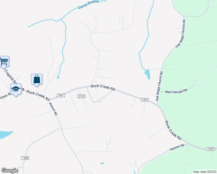 map of restaurants, bars, coffee shops, grocery stores, and more near 4511 Rock Creek Road in Hays