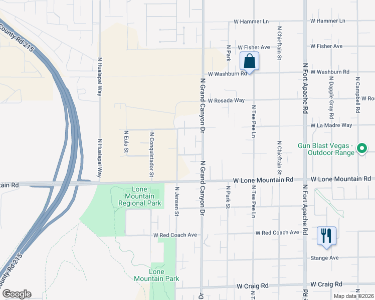 map of restaurants, bars, coffee shops, grocery stores, and more near 9660 West Verde Way in Las Vegas