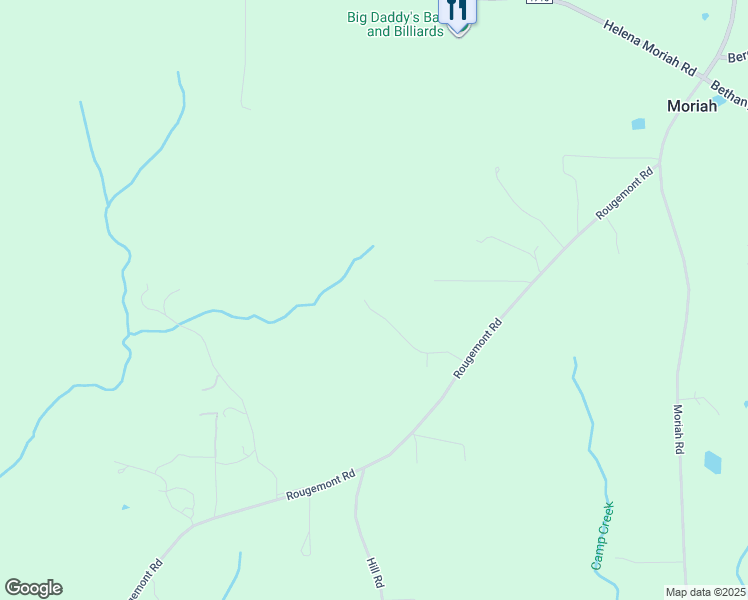 map of restaurants, bars, coffee shops, grocery stores, and more near 284 Weaver Ridge Road in Rougemont