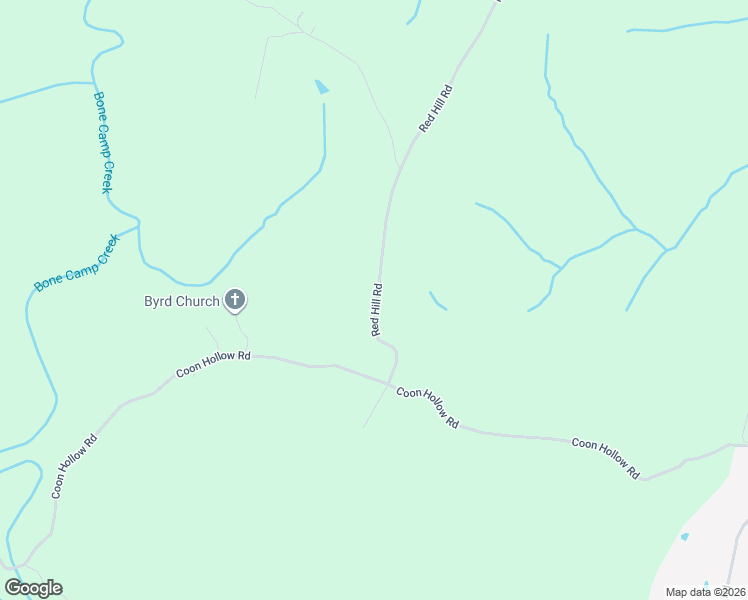 map of restaurants, bars, coffee shops, grocery stores, and more near 147 Red Hill Road in Sunbright