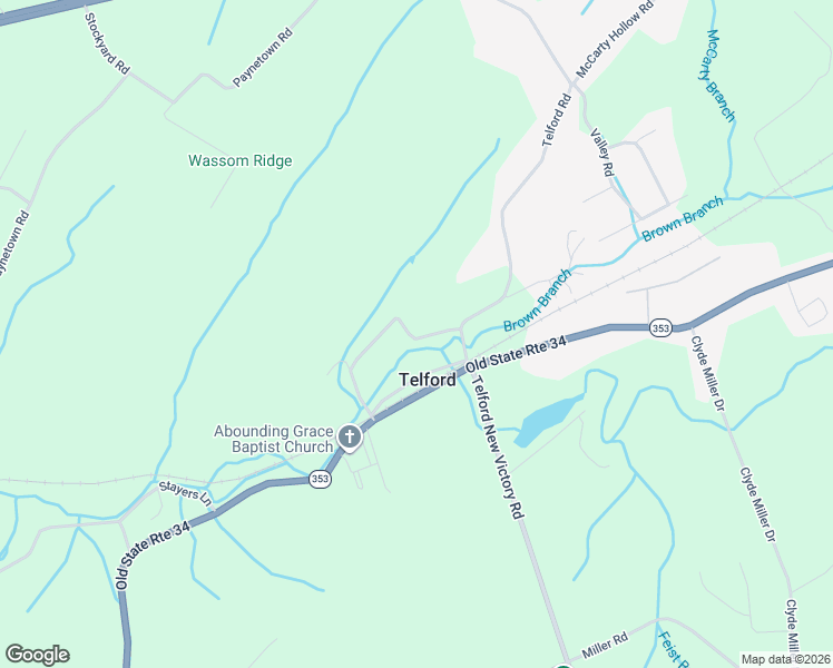 map of restaurants, bars, coffee shops, grocery stores, and more near 199 Methodist Ridge Road in Telford