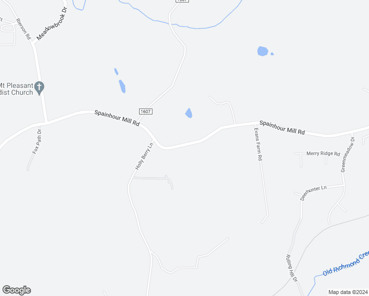 map of restaurants, bars, coffee shops, grocery stores, and more near 4416 Spainhour Mill Road in Tobaccoville