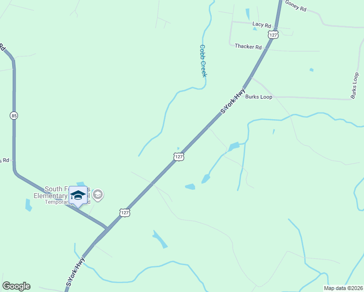 map of restaurants, bars, coffee shops, grocery stores, and more near 5560 South York Highway in Clarkrange