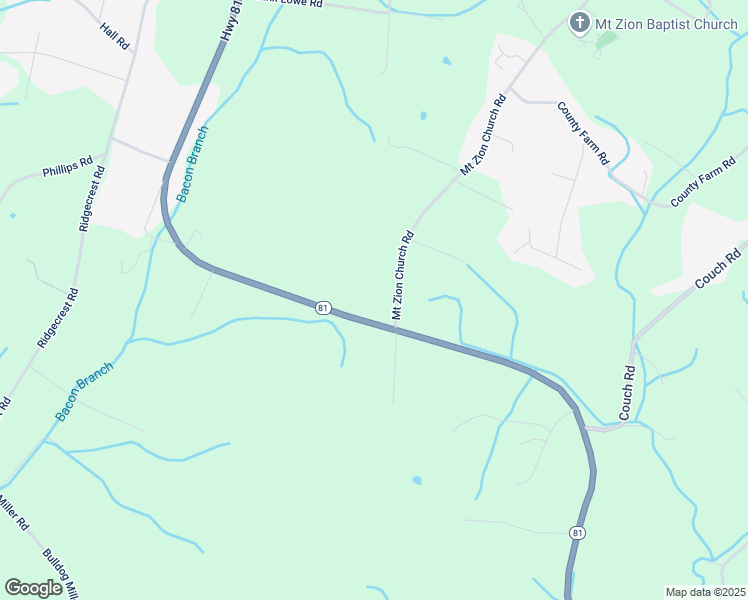 map of restaurants, bars, coffee shops, grocery stores, and more near 472 Mount Zion Church Road in Jonesborough