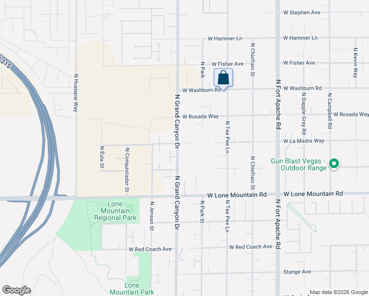 map of restaurants, bars, coffee shops, grocery stores, and more near 4998 North Grand Canyon Drive in Las Vegas