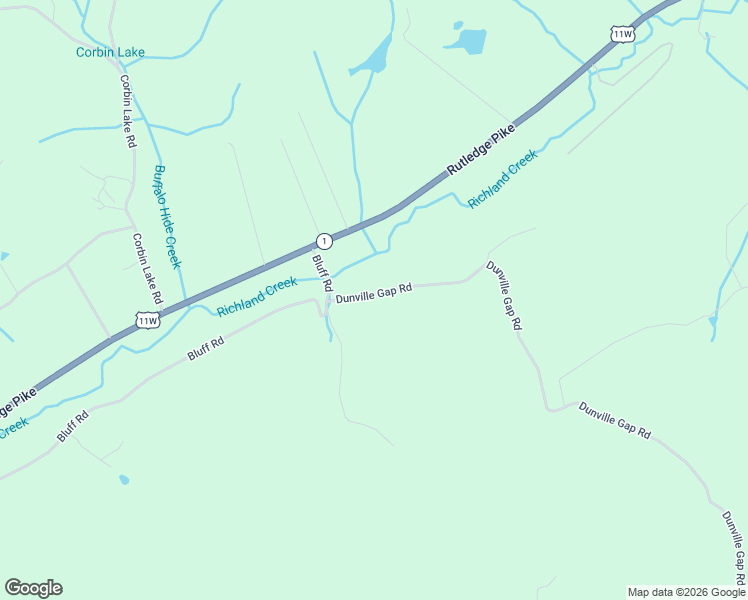 map of restaurants, bars, coffee shops, grocery stores, and more near 458 Dunville Gap Rd in Rutledge