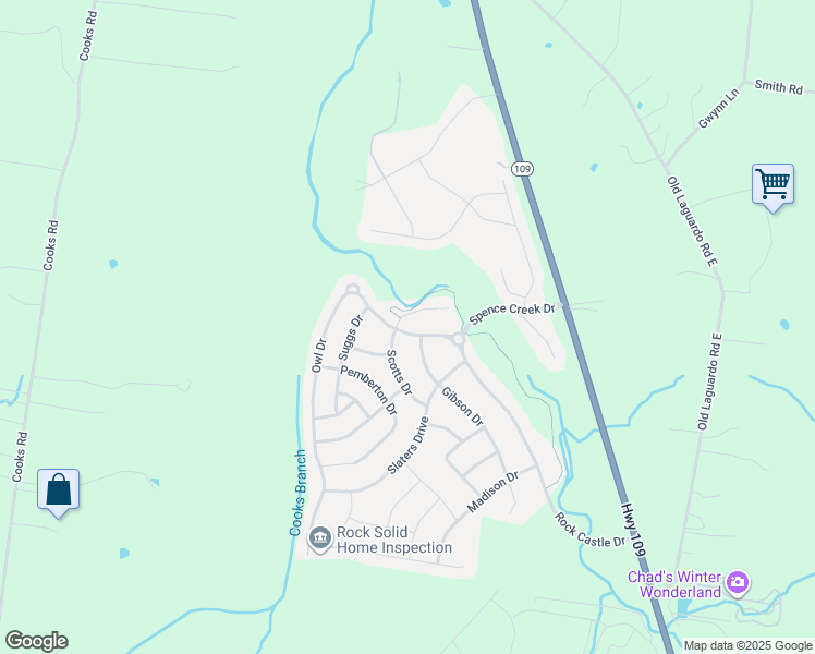 map of restaurants, bars, coffee shops, grocery stores, and more near 117 Owl Drive in Lebanon
