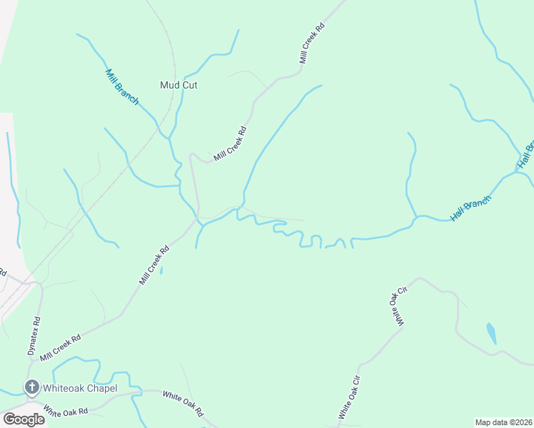 map of restaurants, bars, coffee shops, grocery stores, and more near 762 Mill Creek Road in Sunbright