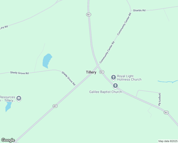 map of restaurants, bars, coffee shops, grocery stores, and more near in Tillery