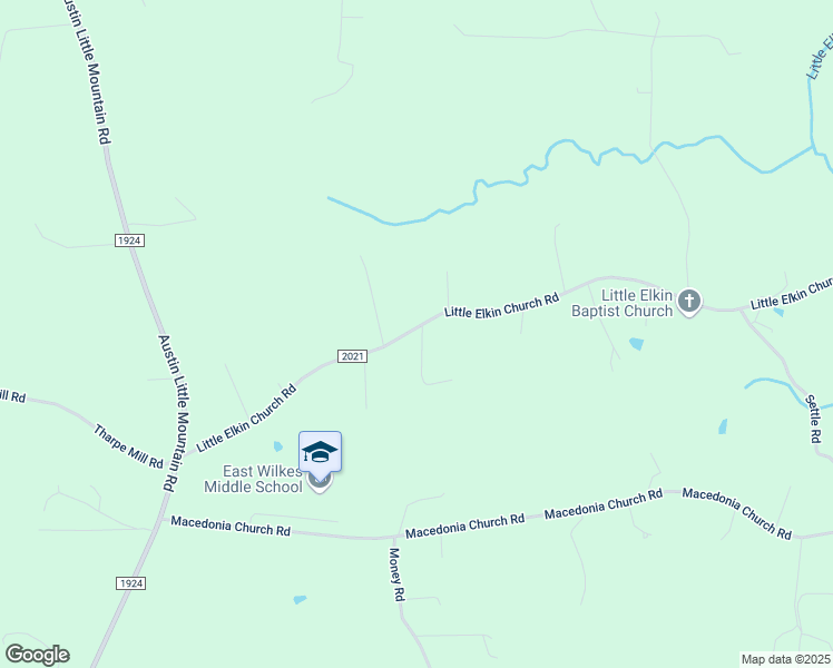 map of restaurants, bars, coffee shops, grocery stores, and more near 125 James T Byrd Road in Ronda