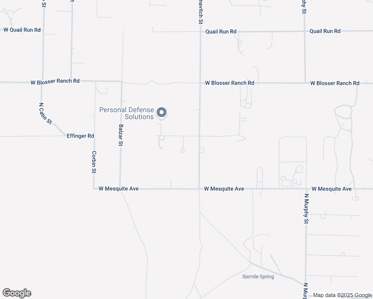 map of restaurants, bars, coffee shops, grocery stores, and more near 4061 Effinger Road in Pahrump