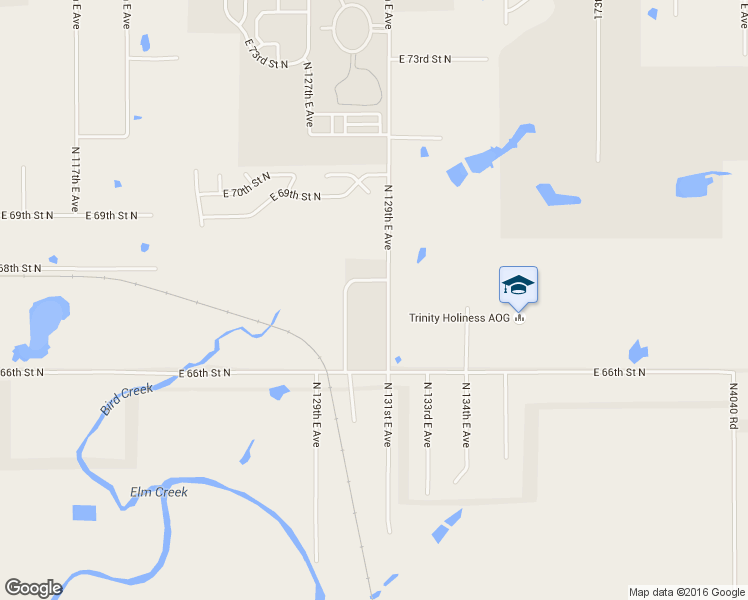 map of restaurants, bars, coffee shops, grocery stores, and more near 6736 North 129th East Avenue in Owasso