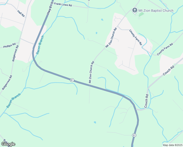 map of restaurants, bars, coffee shops, grocery stores, and more near 472 Mount Zion Church Road in Jonesborough