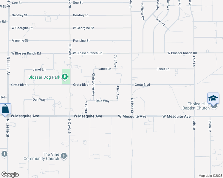 map of restaurants, bars, coffee shops, grocery stores, and more near 1171 Greta Boulevard in Pahrump