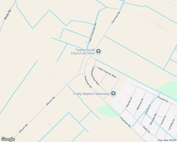 map of restaurants, bars, coffee shops, grocery stores, and more near 110 Climbing Vine Run in Elizabeth City