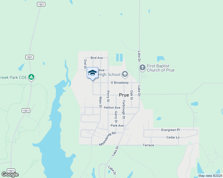 map of restaurants, bars, coffee shops, grocery stores, and more near 265 Garry Street in Prue