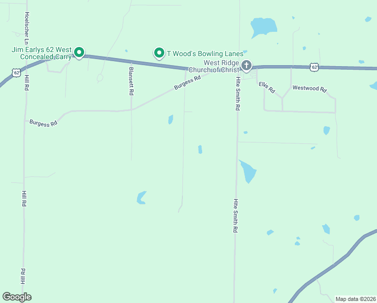 map of restaurants, bars, coffee shops, grocery stores, and more near 430 English Hulse Road in Pocahontas