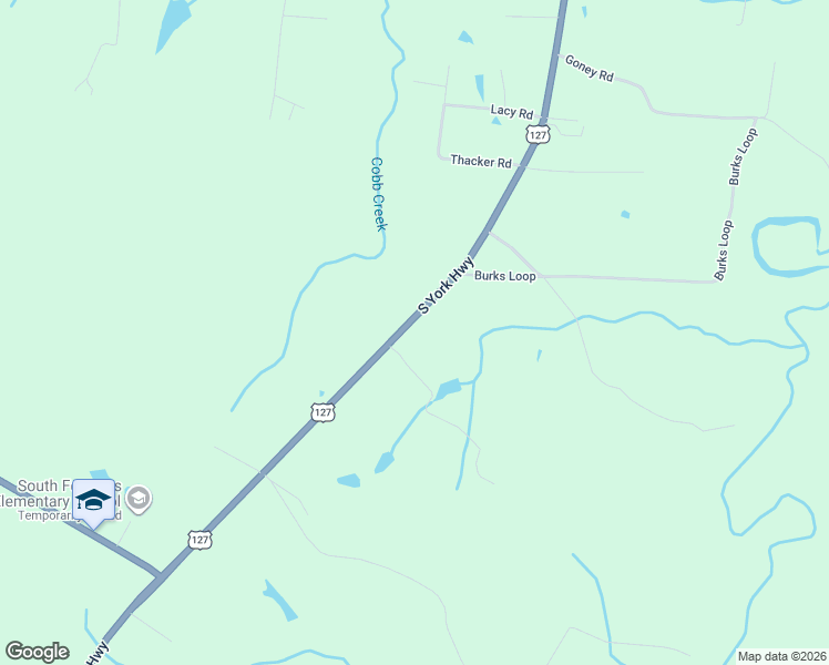 map of restaurants, bars, coffee shops, grocery stores, and more near 5521 South York Highway in Grimsley