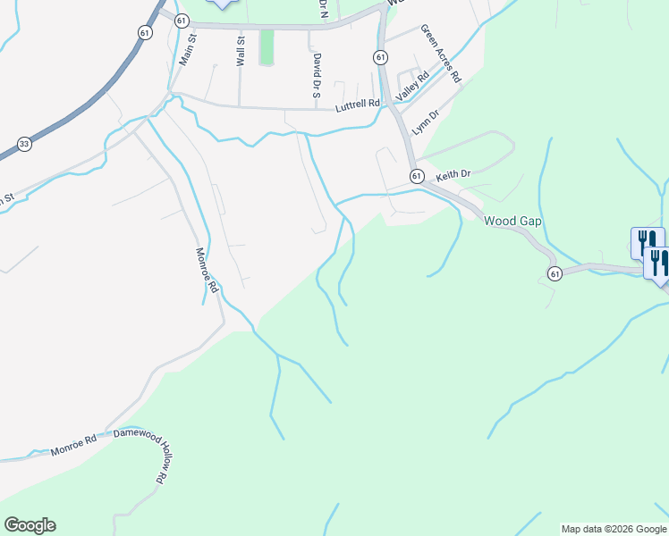 map of restaurants, bars, coffee shops, grocery stores, and more near in Maynardville