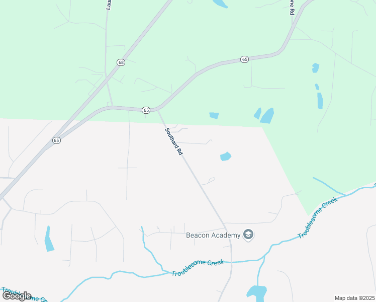 map of restaurants, bars, coffee shops, grocery stores, and more near 8468 Southard Road in Stokesdale
