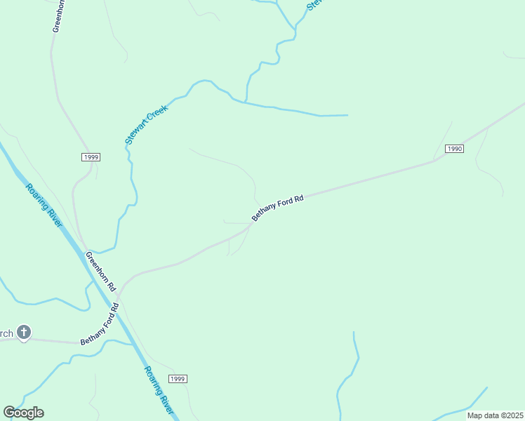 map of restaurants, bars, coffee shops, grocery stores, and more near 301 Royal Hill Road in Roaring River