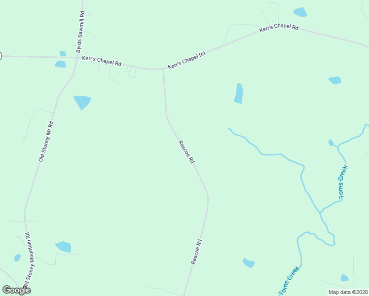 map of restaurants, bars, coffee shops, grocery stores, and more near State Road 1112 in Caswell County